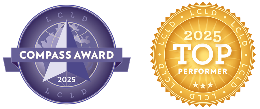 LCLD 2025 Top Performer & Compass Award Recipient